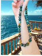 Charger l'image dans la galerie, Collier ERNEST avec pierre en agate indienne