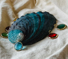 Charger l'image dans la galerie, Charms pendentif LEUCATE en verre et inox