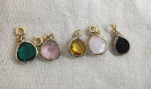 Charger l'image dans la galerie, Charms pendentif BABETTE en verre et inox