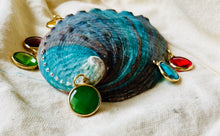 Charger l'image dans la galerie, Charms pendentif LEUCATE en verre et inox