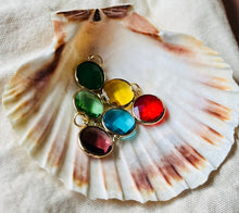 Charger l'image dans la galerie, Charms pendentif LEUCATE en verre et inox