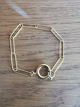 Charger l'image dans la galerie, Bracelet GERMAINE en maille rectangle spécial charms
