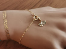 Charger l'image dans la galerie, Charms pendentif GINKGO feuille en plaqué or