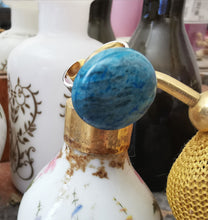 Charger l'image dans la galerie, Bague Celine argenté et onyx bleue