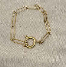 Charger l'image dans la galerie, Bracelet GERMAINE en maille rectangle spécial charms