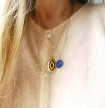 Charger l'image dans la galerie, Collier NOAH en plaqué or avec pierre ronde