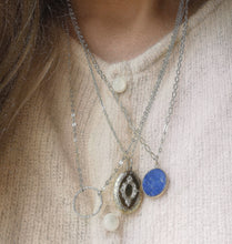 Charger l'image dans la galerie, Collier APOLINE en gold filled avec anneau diamanté