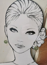 Charger l'image dans la galerie, Boucle oreille CLEO créole donut en pierre naturelle