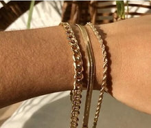 Charger l'image dans la galerie, Bracelet APOPHIS en maille serpent