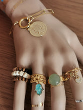 Charger l'image dans la galerie, Bracelet GERMAINE en maille rectangle spécial charms