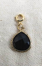 Charger l&#39;image dans la galerie, Charms pendentif BABETTE en verre et inox
