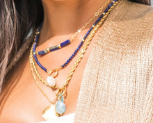 Charger l&#39;image dans la galerie, Collier LAZULA avec pierre en Lapis Lazuli
