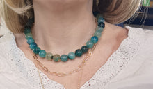 Charger l&#39;image dans la galerie, Collier ERNEST avec pierre en agate indienne
