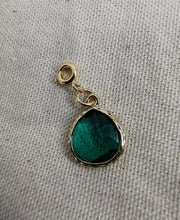 Charger l&#39;image dans la galerie, Charms pendentif BABETTE en verre et inox
