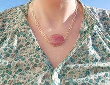 Charger l&#39;image dans la galerie, Collier CHACHA avec pierre naturelle
