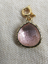 Charger l&#39;image dans la galerie, Charms pendentif BABETTE en verre et inox
