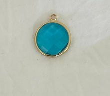 Charger l&#39;image dans la galerie, Charms pendentif LEUCATE en verre et inox
