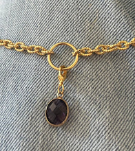 Charger l&#39;image dans la galerie, Collier CHLOE en grosse maille inox pour charms

