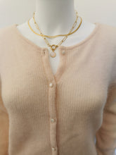 Charger l&#39;image dans la galerie, Collier VICTOR tour du cou maille rectangle pour charms
