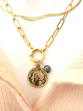 Charger l&#39;image dans la galerie, Collier ARTHUR maille rectangle pour charms
