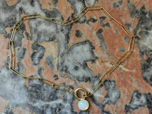 Charger l&#39;image dans la galerie, Collier VICTOR tour du cou maille rectangle pour charms
