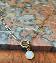 Charger l&#39;image dans la galerie, Collier VICTOR tour du cou maille rectangle pour charms
