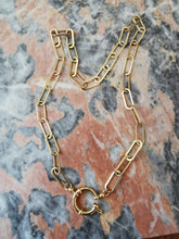 Charger l&#39;image dans la galerie, Collier ARTHUR maille rectangle pour charms
