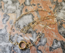 Charger l&#39;image dans la galerie, Collier EMILIE maille rectangle pour charms
