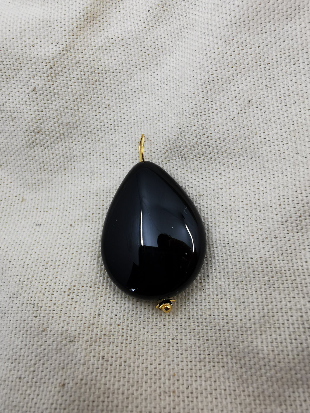 Charms pendentif ANTOINETTE en onyx noire