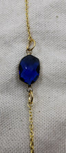 Charger l&#39;image dans la galerie, Bracelet AZURA avec une perle en verre bleue
