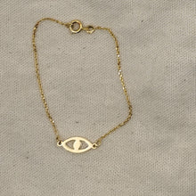 Charger l&#39;image dans la galerie, Bracelet Nadia en plaqué or avec oeil
