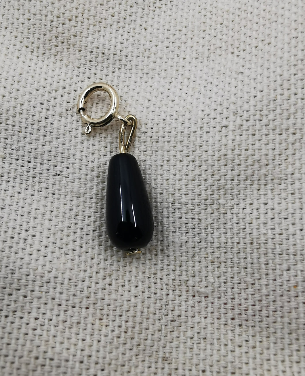 Charms pendentif ALIX en onyx noire