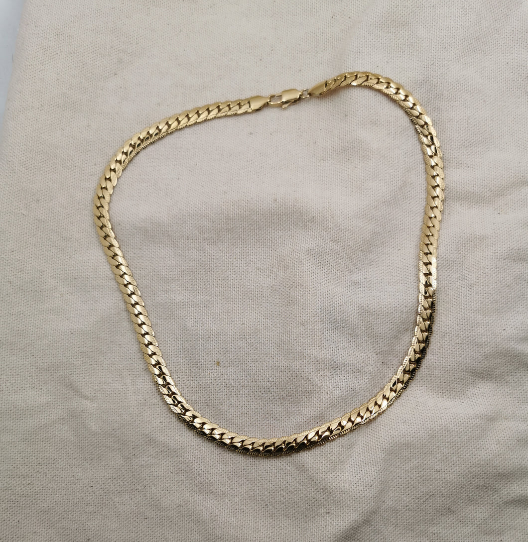 Collier tour du cou Nahash. chaine en acier inoxydable