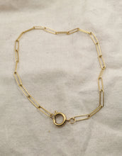 Charger l&#39;image dans la galerie, Collier VICTOR tour du cou maille rectangle pour charms
