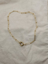 Charger l&#39;image dans la galerie, Collier VICTOR tour du cou maille rectangle pour charms

