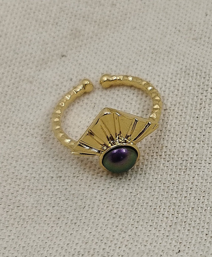 Bague Marlene en plaqué or