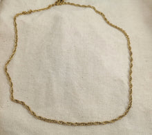 Charger l&#39;image dans la galerie, Collier AGLAE maille corde vintage
