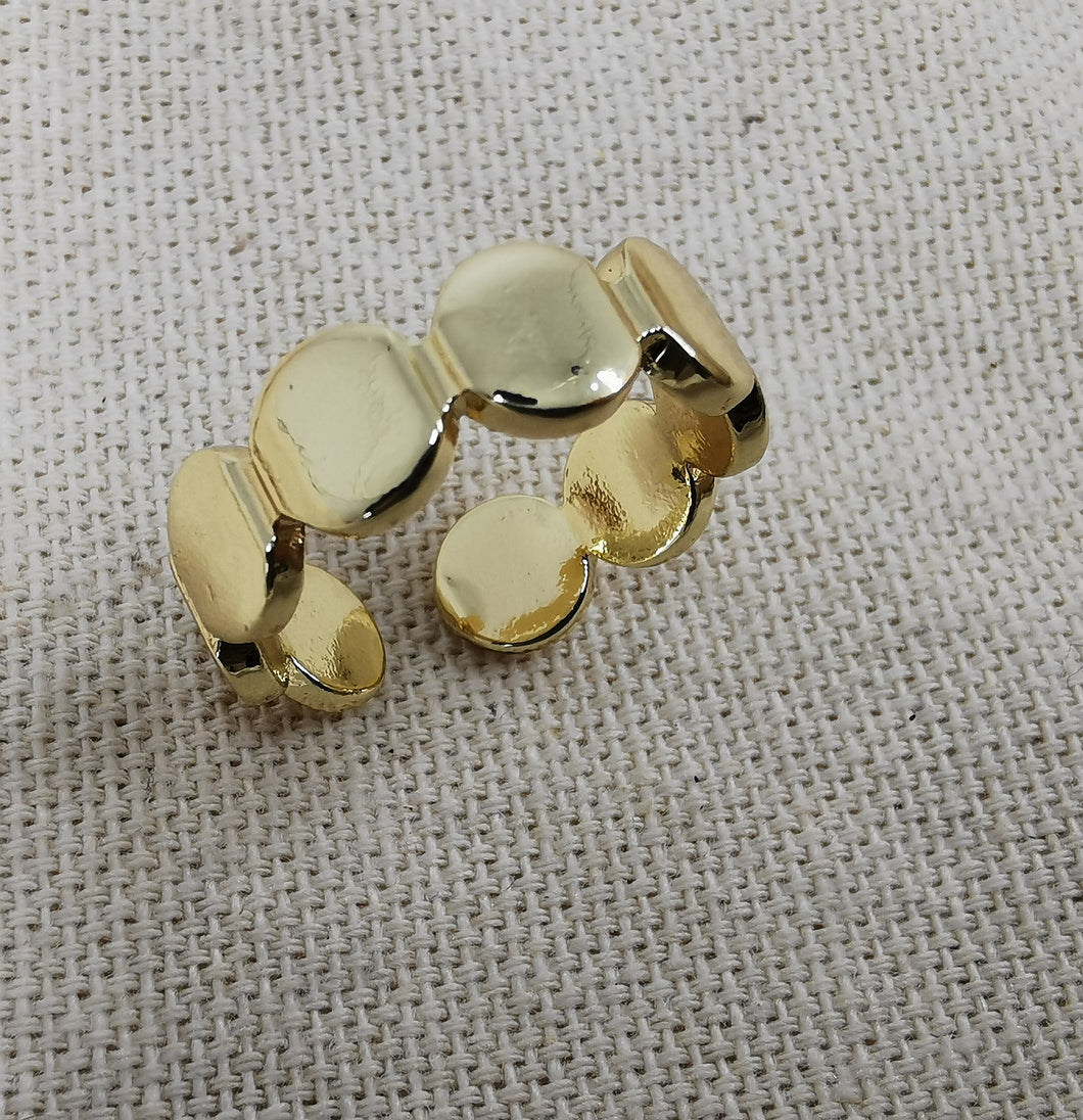 Bague NILA rond doré