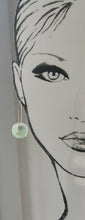 Charger l&#39;image dans la galerie, Boucle oreille CLEO créole donut en pierre naturelle
