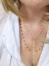 Charger l&#39;image dans la galerie, Collier CHARLIE perles résine deux taille en un

