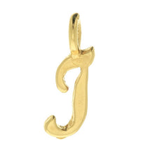 Charger l&#39;image dans la galerie, Charms pendentif POESIE lettre initiale en plaqué or
