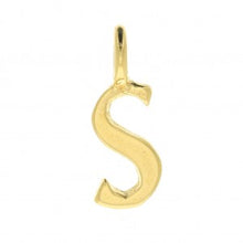 Charger l&#39;image dans la galerie, Charms pendentif POESIE lettre initiale en plaqué or
