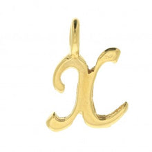 Charger l&#39;image dans la galerie, Charms pendentif POESIE lettre initiale en plaqué or
